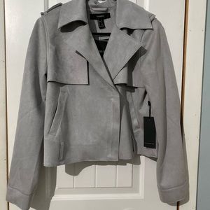 Faux Suede Jacket